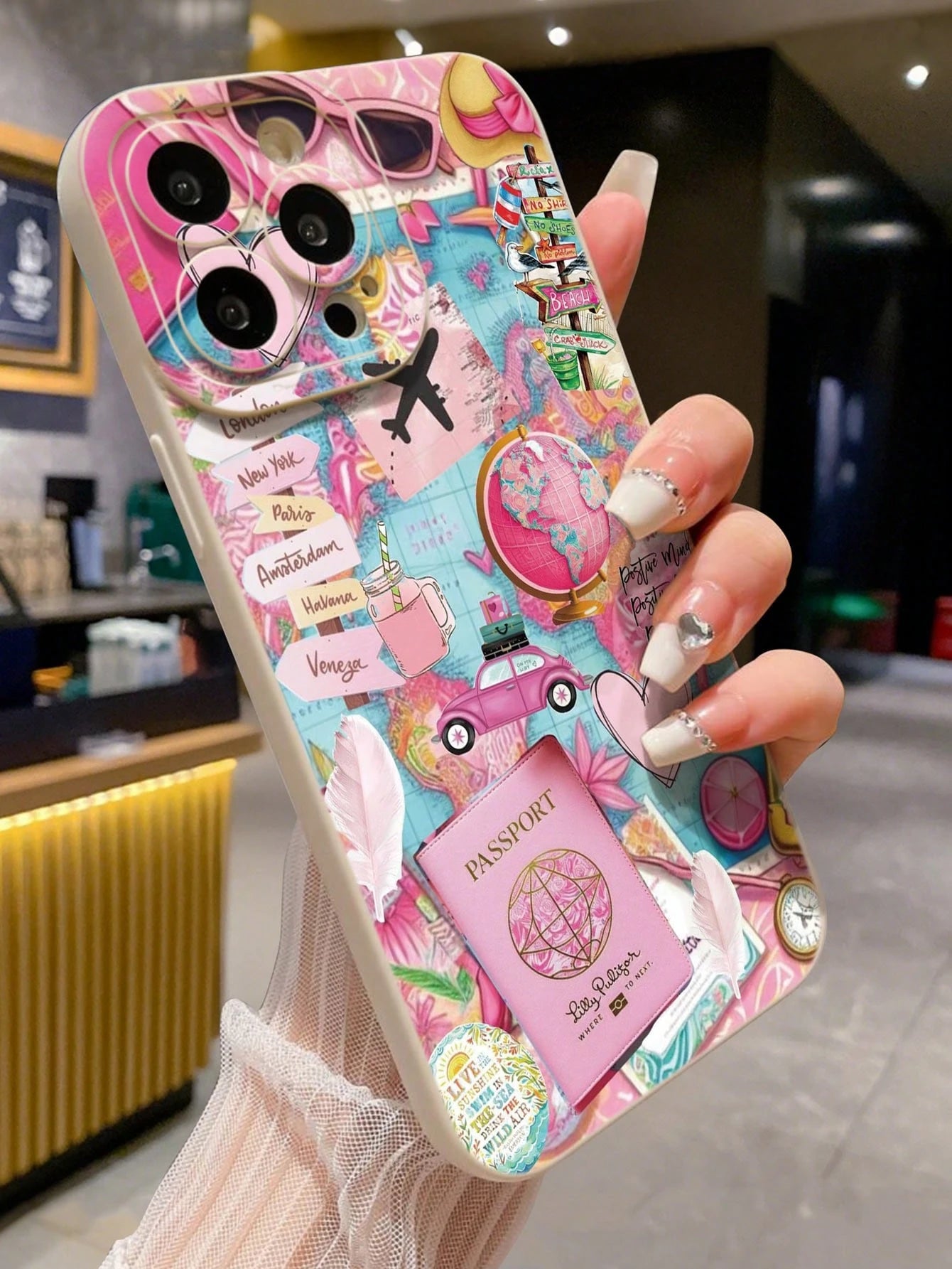1pc Aviation Fashion Anti-Drop Phone Case Matte Anti-Drop Breathable Suitable For IPhone 16/11/16Pro/16Plus/16ProMax/16E/15ProMax/13/14/12/XS/XR/7G/8P, Galaxy S25/S25Plus/S25 Ultra/A16/A36/A26/A56/A50