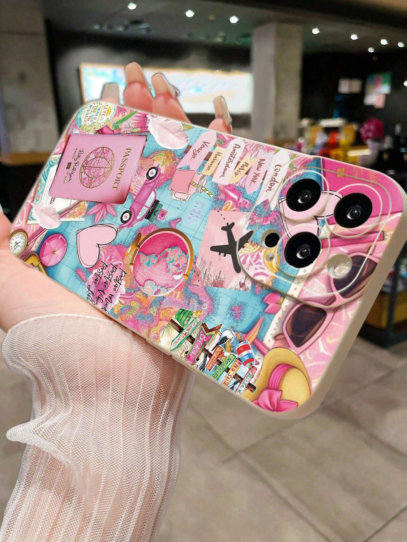 1pc Aviation Fashion Anti-Drop Phone Case Matte Anti-Drop Breathable Suitable For IPhone 16/11/16Pro/16Plus/16ProMax/16E/15ProMax/13/14/12/XS/XR/7G/8P, Galaxy S25/S25Plus/S25 Ultra/A16/A36/A26/A56/A50