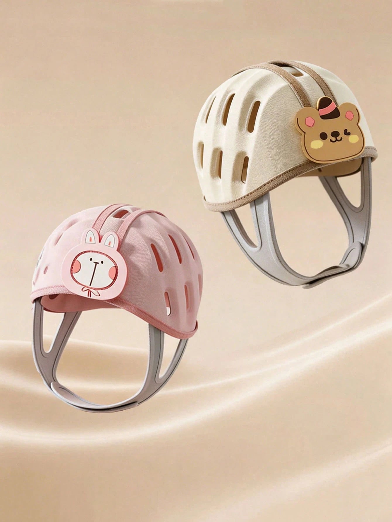 1pc Baby Anti-Fall Head Protection Helmet, Toddler Walking Anti-Collision Headgear, Children Learning To Walk Head Protection Cap, Lightweight And Breathable, Perfect Walking Aid
