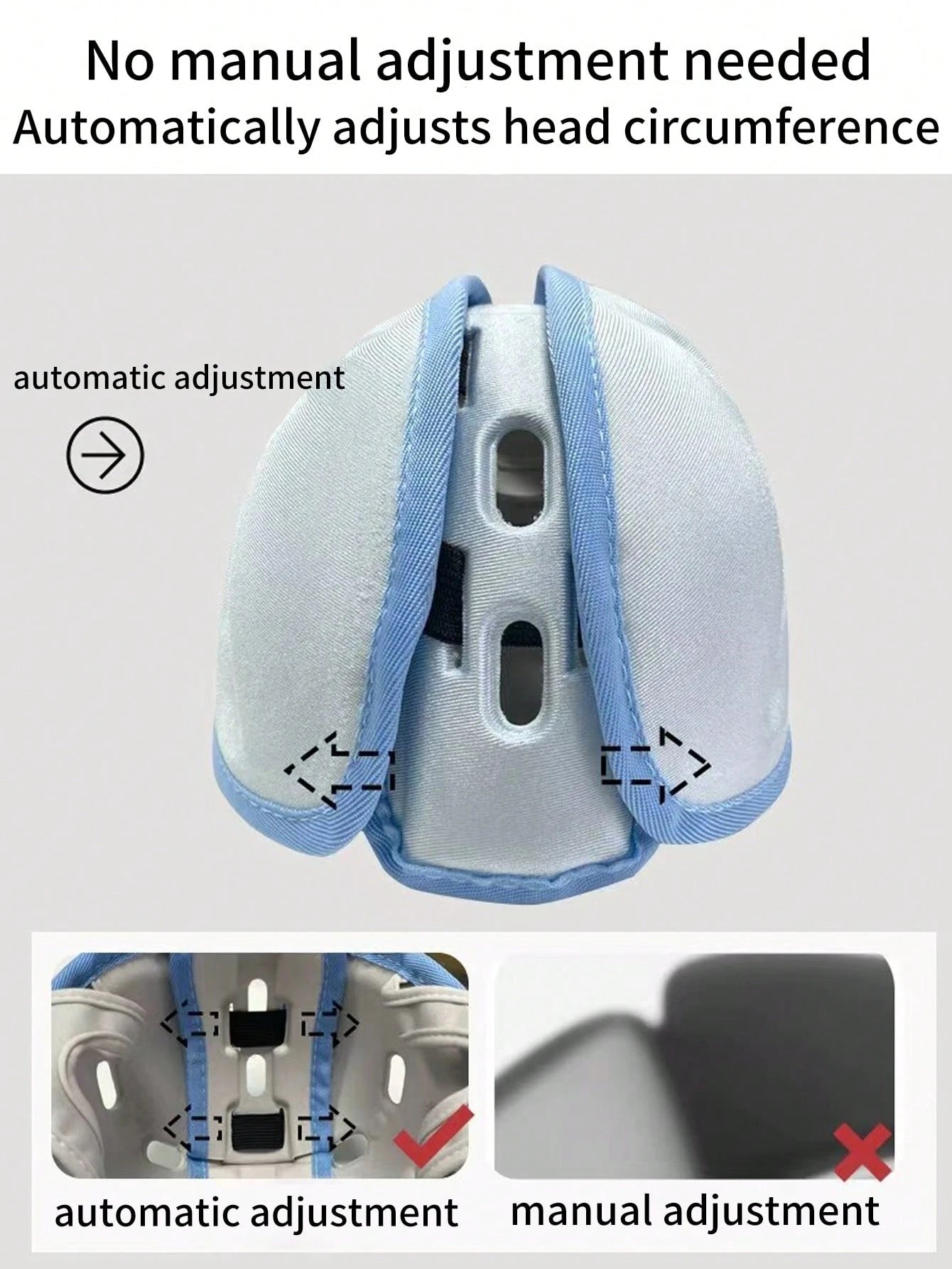 1pc Baby Anti-Fall Head Protection Helmet, Toddler Walking Anti-Collision Headgear, Children Learning To Walk Head Protection Cap, Lightweight And Breathable, Perfect Walking Aid