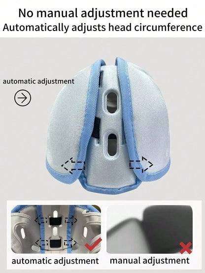 1pc Baby Anti-Fall Head Protection Helmet, Toddler Walking Anti-Collision Headgear, Children Learning To Walk Head Protection Cap, Lightweight And Breathable, Perfect Walking Aid