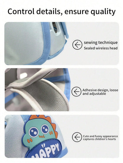 1pc Baby Anti-Fall Head Protection Helmet, Toddler Walking Anti-Collision Headgear, Children Learning To Walk Head Protection Cap, Lightweight And Breathable, Perfect Walking Aid