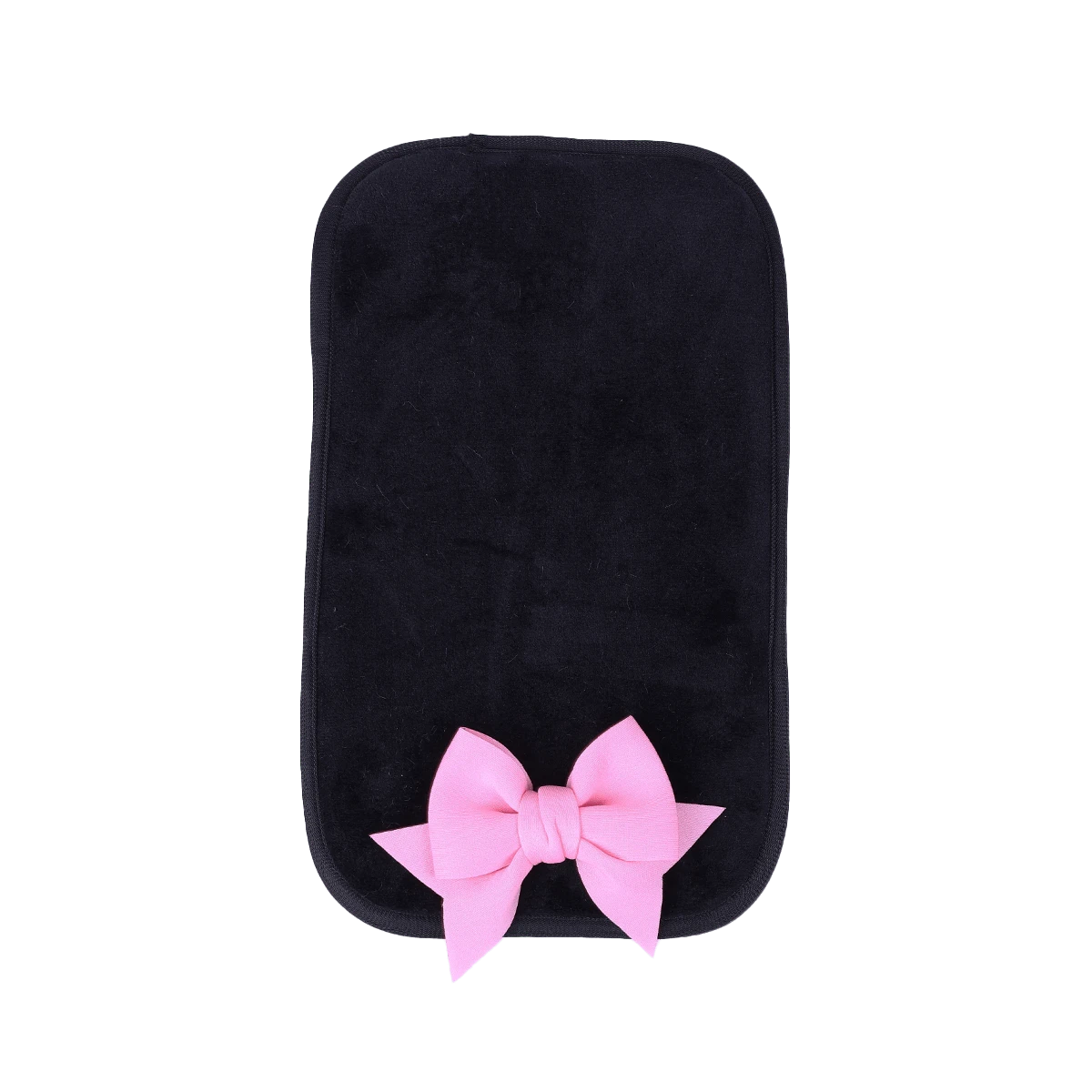 1pc Bowknot Decor Car Armrest Box Pad, Creative Non-Slip Center Console Seat Cover, Women's Car Accessories