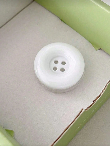 1pc Candy Color Button Air Cushion Phone Stand, Adhesive Retractable Slouchy Desktop Phone Holder, Collapsible Phone Stand