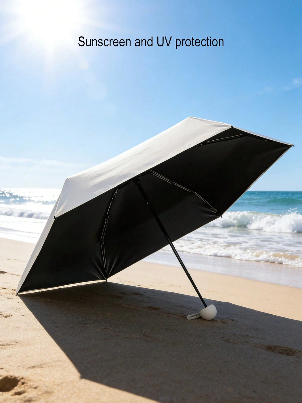 1pc Capsule Folding Umbrella, High-Quality Waterproof, Sunshade, Anti-UV, Foldable Umbrella