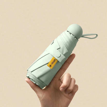 1pc Capsule Folding Umbrella, High-Quality Waterproof, Sunshade, Anti-UV, Foldable Umbrella