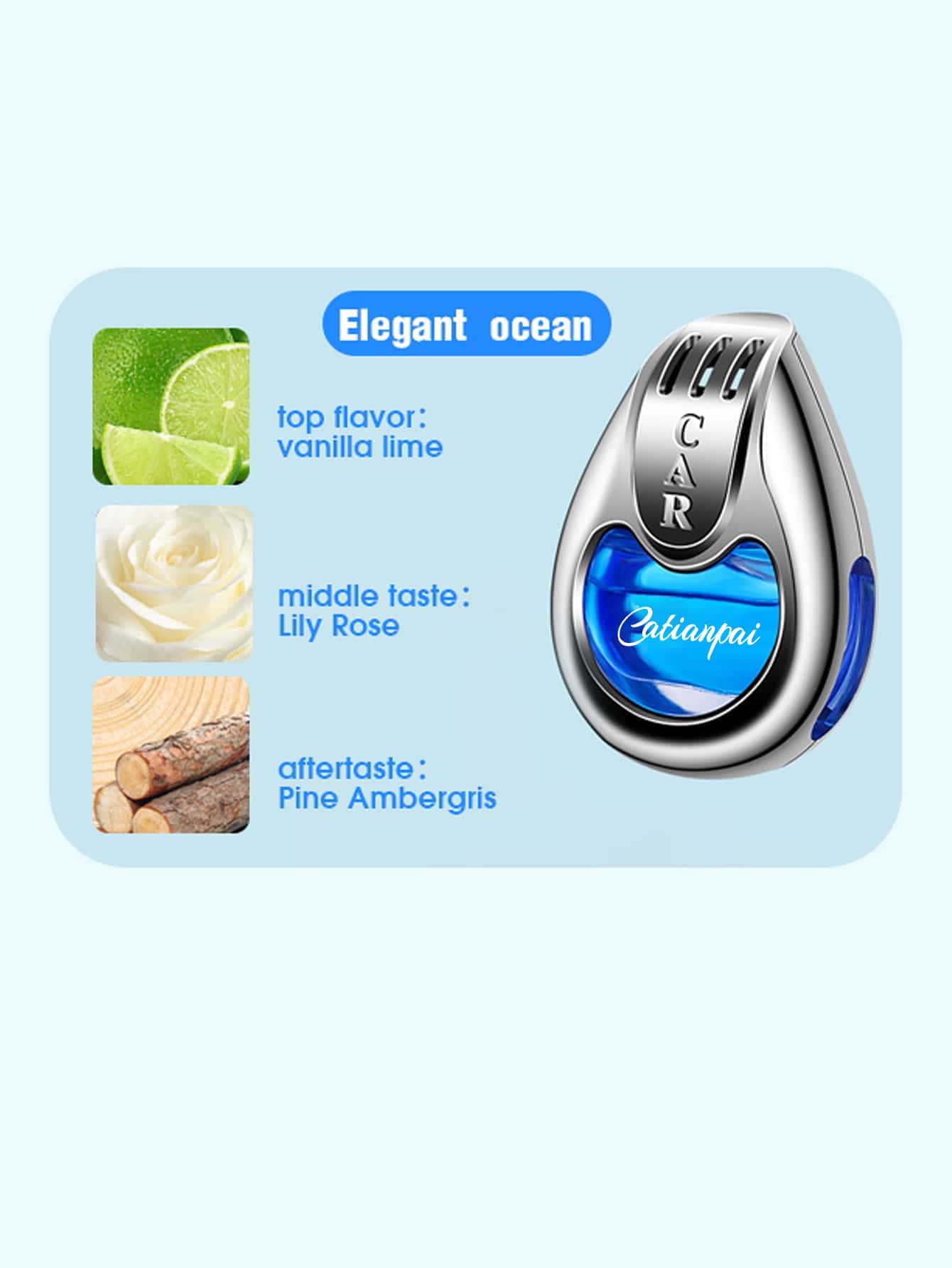 1pc Car Air Freshener Aromatherapy Diffuser Creative Air Vent Fragrance Dispenser Long-Lasting Pendant Fragrance For Car Interior Smell