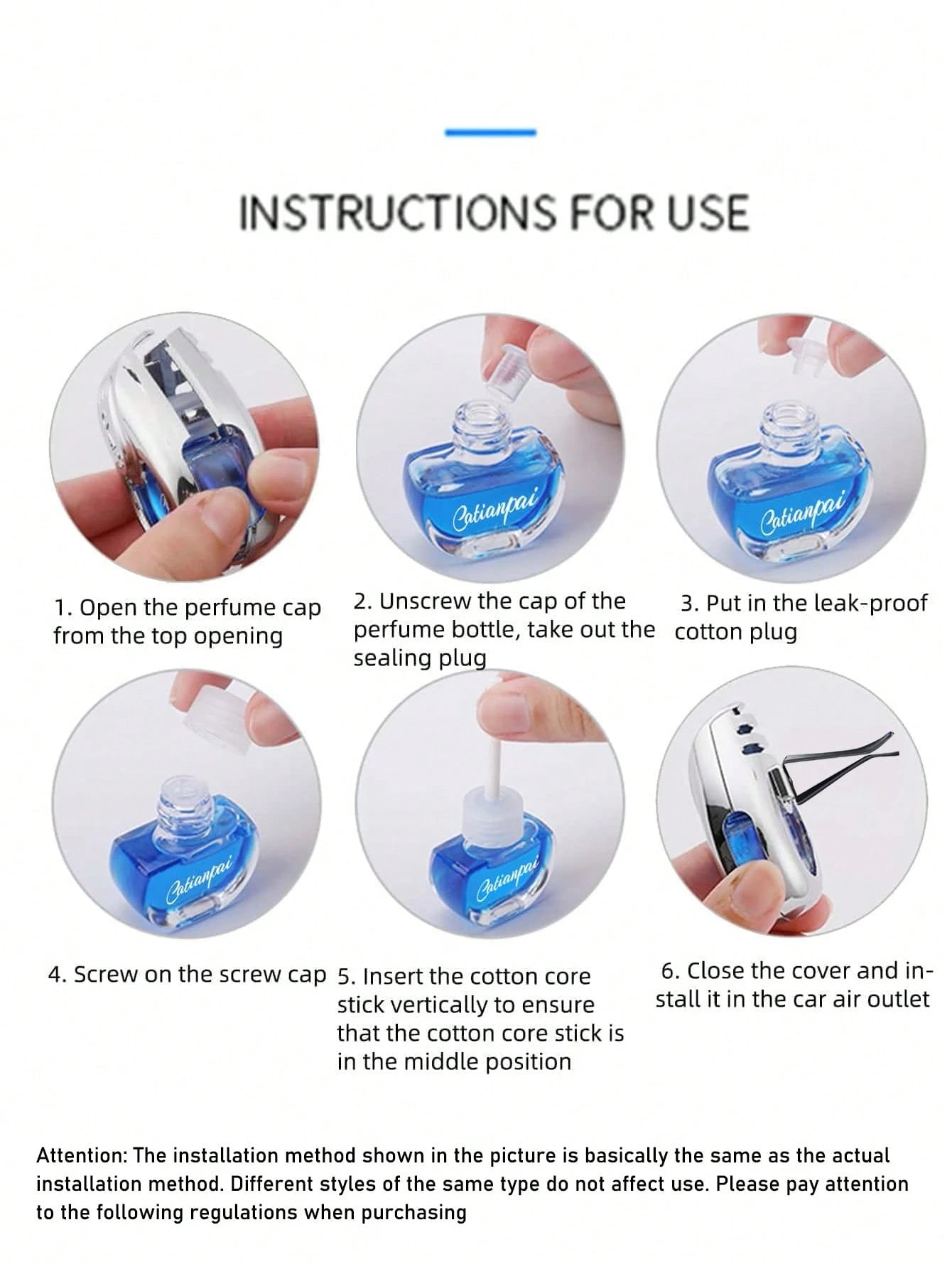 1pc Car Air Freshener Aromatherapy Diffuser Creative Air Vent Fragrance Dispenser Long-Lasting Pendant Fragrance For Car Interior Smell