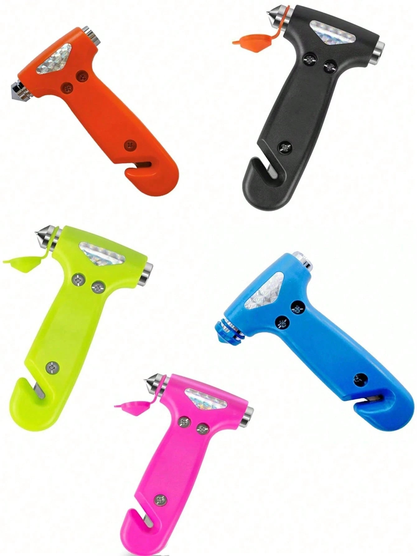 1pc Car Safety Hammer, Emergency Escape Tool With Window Breaker And Seatbelt Cutter, Adjustable Strap For Secure Fit- Essential For Vehicle