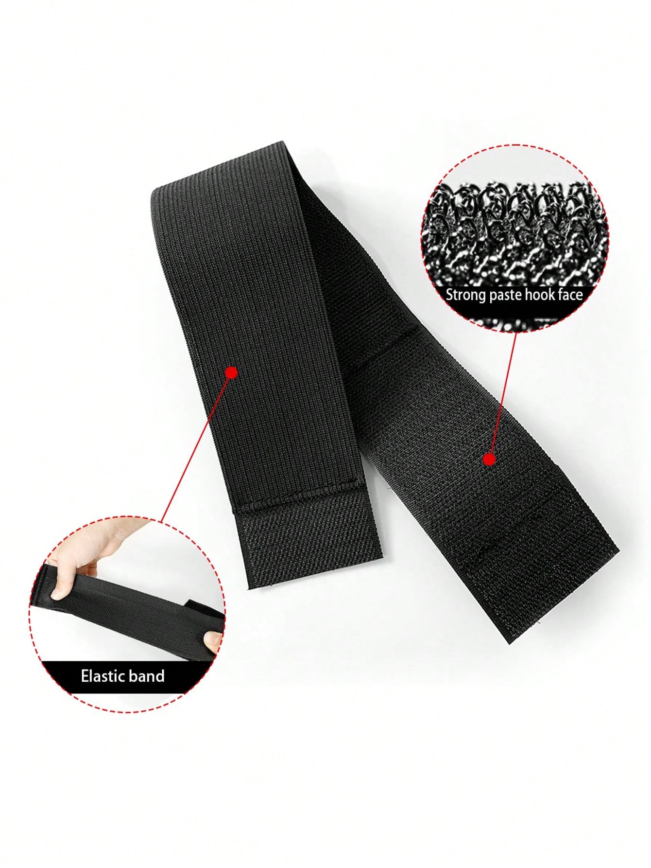 1pc Car Trunk Hook And Loop Storage Tie