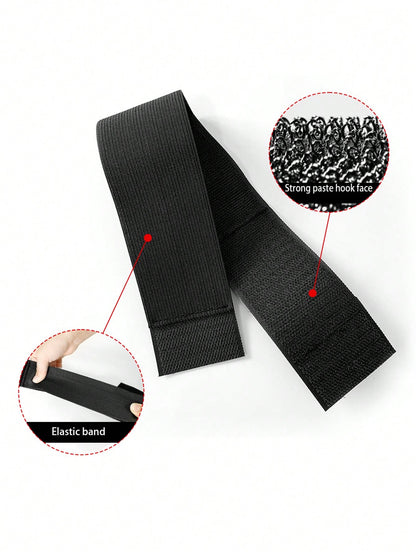 1pc Car Trunk Hook And Loop Storage Tie