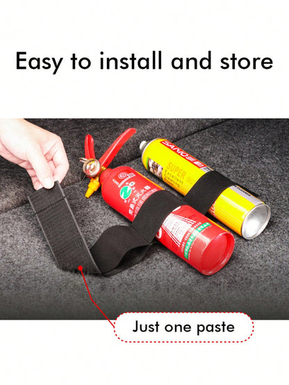 1pc Car Trunk Hook And Loop Storage Tie