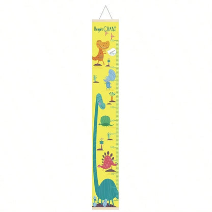 1pc Children's Growth Height Chart, Waterproof Canvas, INS Style Baby Measuring Ruler, Cute Kindergarten Wall Sticker, Nursery Wall Decor