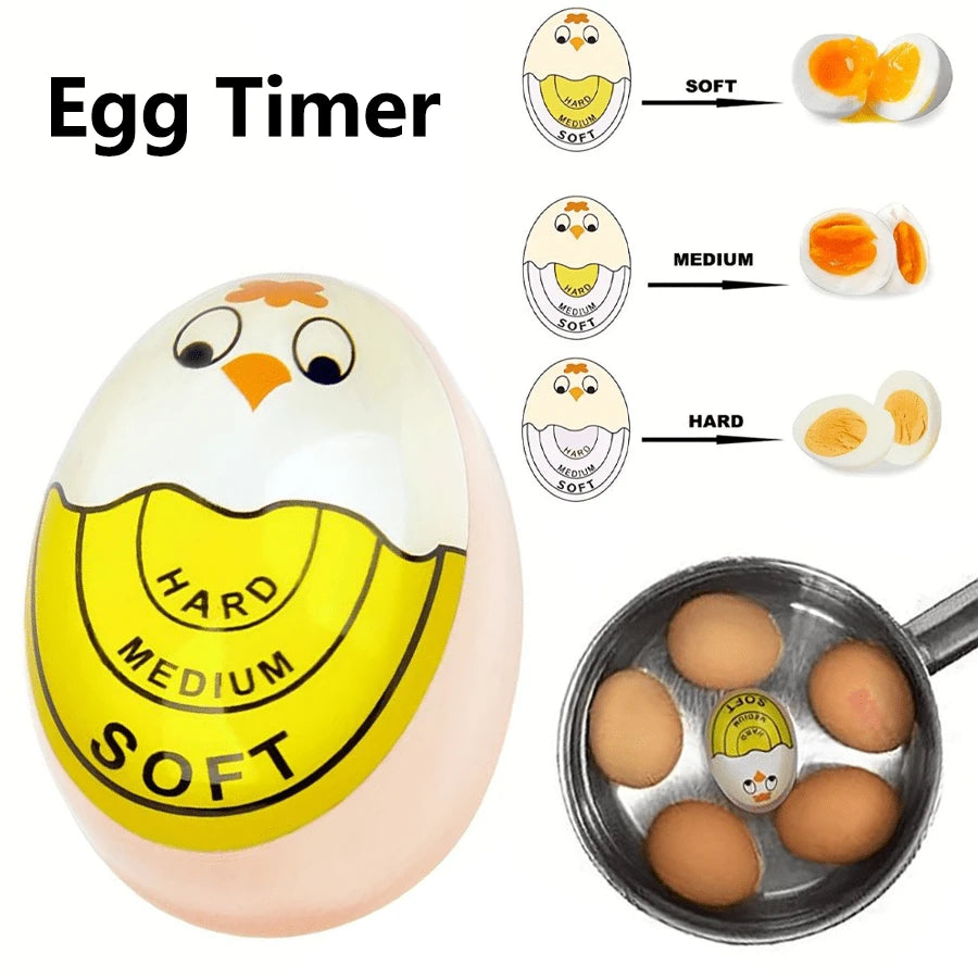 1pc Color Changing Egg Timer- Accurately Measure Hard And Soft Boiled Eggs With Sensitive Indicator