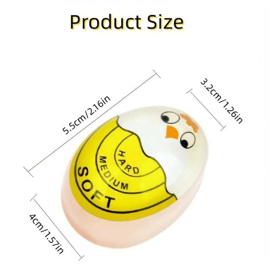 1pc Color Changing Egg Timer- Accurately Measure Hard And Soft Boiled Eggs With Sensitive Indicator