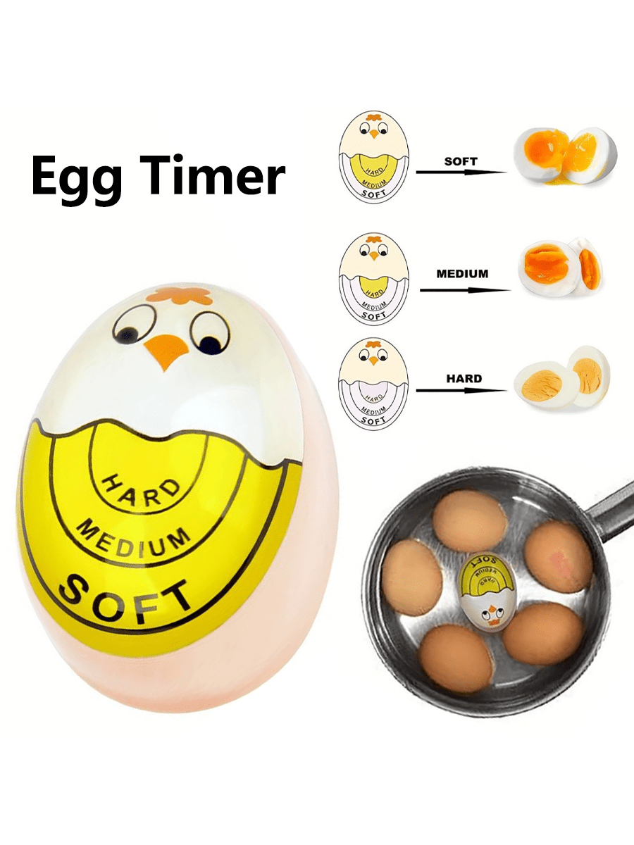 1pc Color Changing Egg Timer- Accurately Measure Hard And Soft Boiled Eggs With Sensitive Indicator
