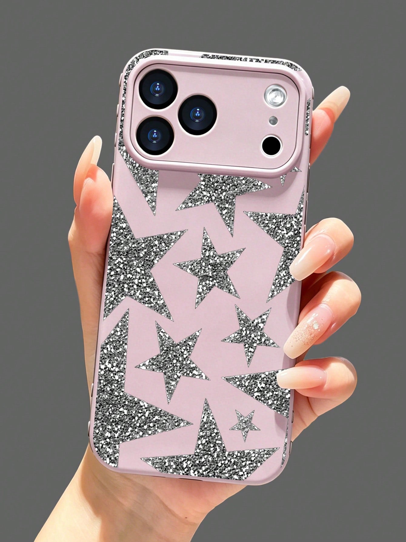 1Pc Colorful Heart 3D Border Design, Multi Color Optional Cute Phone Case, Shockproof Anti-Scratch Slim Protective Cover With Camera Protection For 17 Pro Max 17 Pro 17, 16 Pro Max 16 Pro 16 Plus