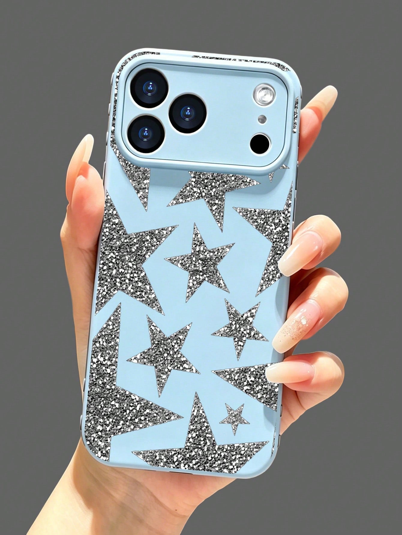 1Pc Colorful Heart 3D Border Design, Multi Color Optional Cute Phone Case, Shockproof Anti-Scratch Slim Protective Cover With Camera Protection For 17 Pro Max 17 Pro 17, 16 Pro Max 16 Pro 16 Plus