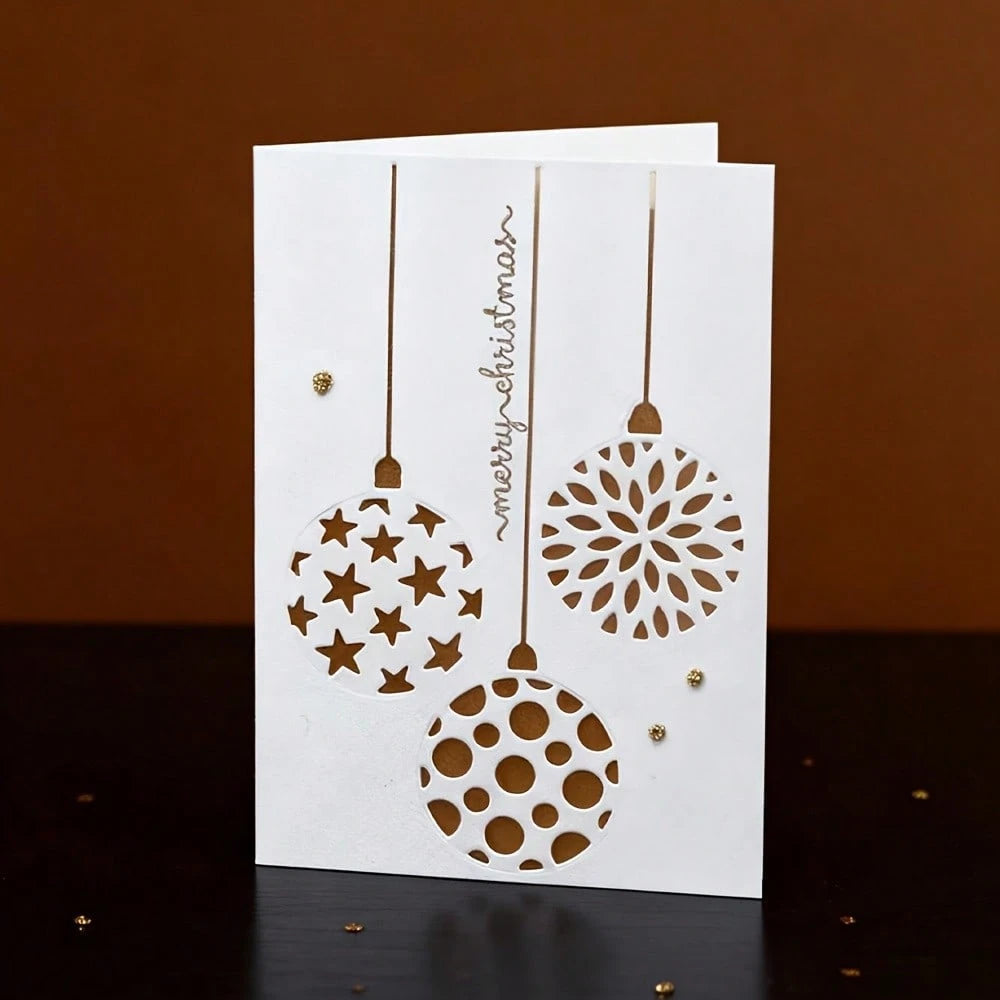 1pc Creative Snowball Metal Mold, Suitable For Various Craft Projects, Perfect For Scrapbooking, Photo Albums, Greeting Cards And Home Decor- Ideal For Holiday Greetings And Creative Projects