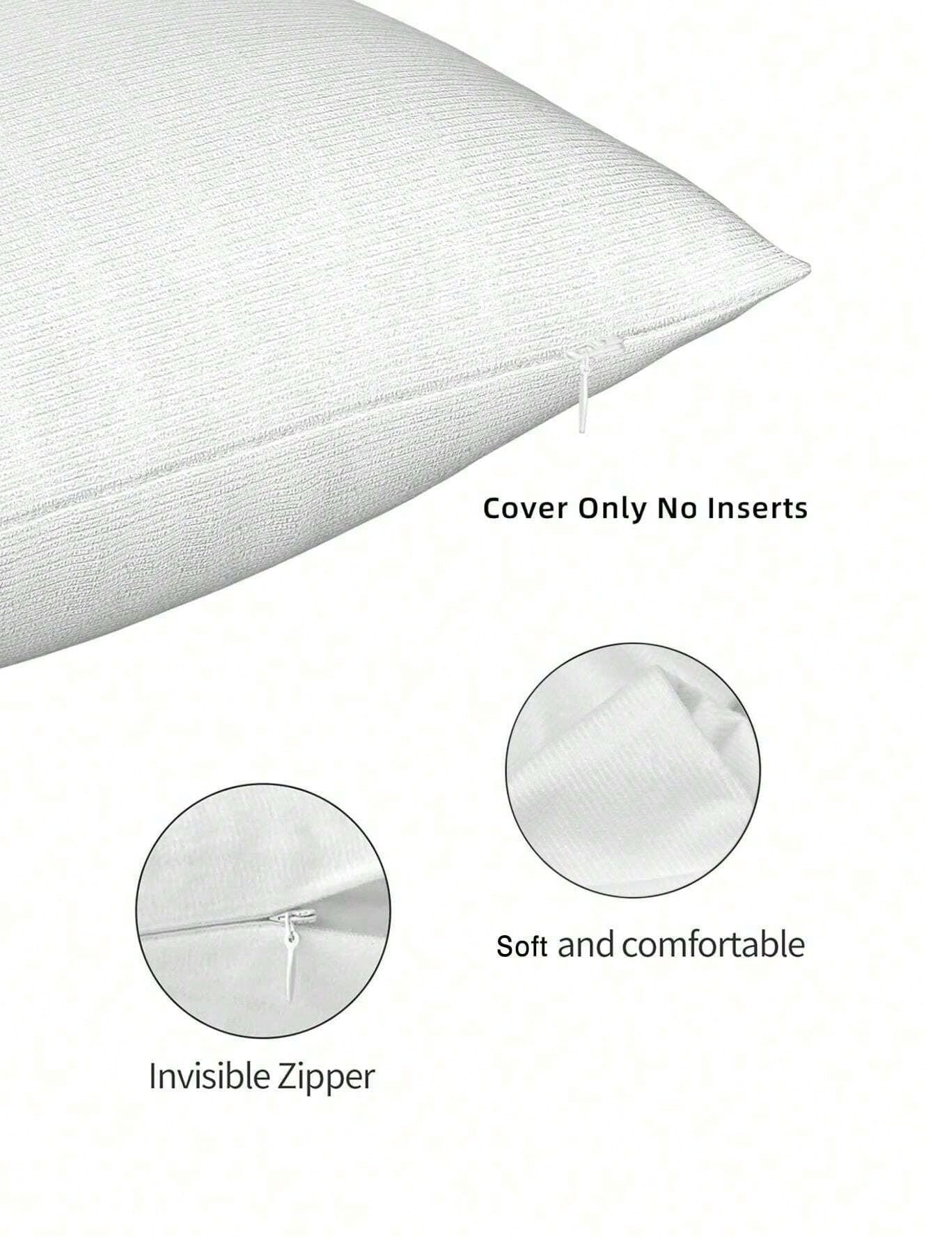 1pc Customizable Name Pillowcase, Personalized Name Background Color Decorative Pillowcase, Suitable For Christmas, Valentine's Day, Father's Day, Mother's Day, Wedding, Holidays, Couple Room Decor, C