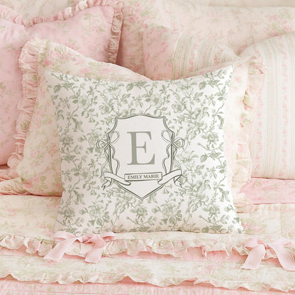 1pc Customizable Name Printed Soft Pillowcase, Personalized Name Floral Background Color Decorative Cushion Cover, Suitable For Christmas, Valentine's Day, Father's Day, Mother's Day, Wedding, Holiday