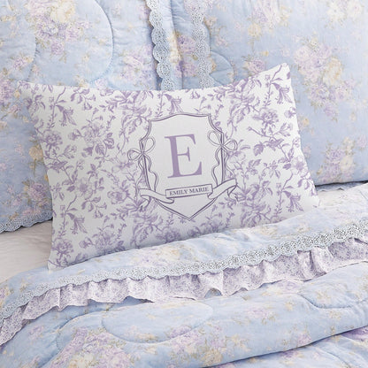 1pc Customizable Name Printed Soft Pillowcase, Personalized Name Floral Background Color Decorative Cushion Cover, Suitable For Christmas, Valentine's Day, Father's Day, Mother's Day, Wedding, Holiday