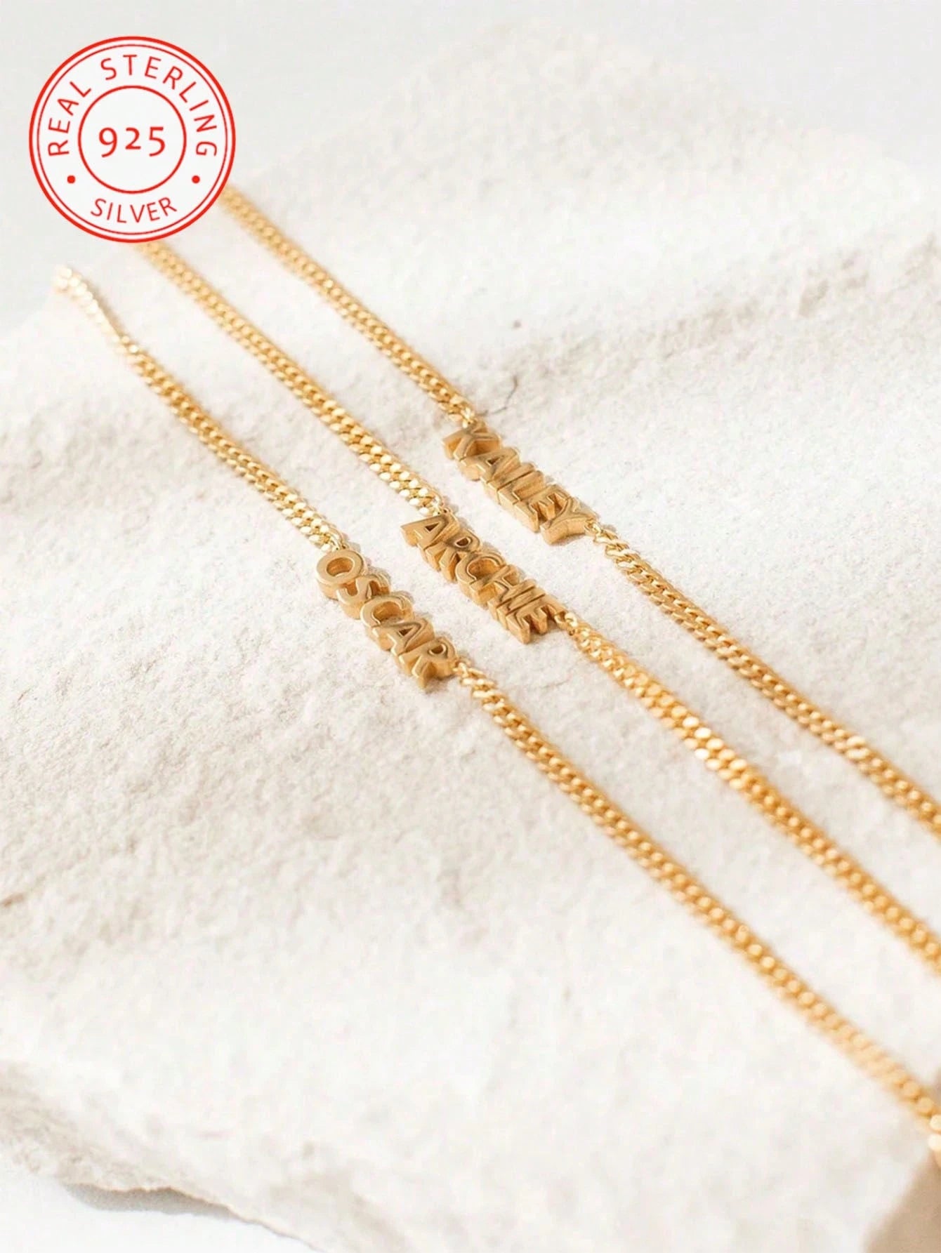 1pc Customized 925 Sterling Silver Minimalist Egyptian-Style Necklace, Can Customize English Name, Date, Numbers, Perfect For Valentine's Day, Party, Banquet, Anniversary, Birthday, High-Quality Jewel