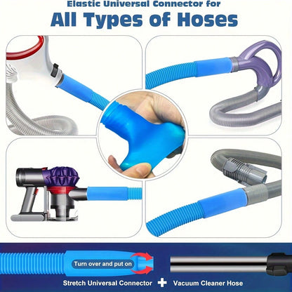 1pc Dryer Vent Cleaning Hose, Flexible Universal Connector Lint Vacuum Hose Attachment, Dryer Vent Cleaning Tool, Vacuum Cleaner Hose, Suitable For Most Vacuum Cleaners