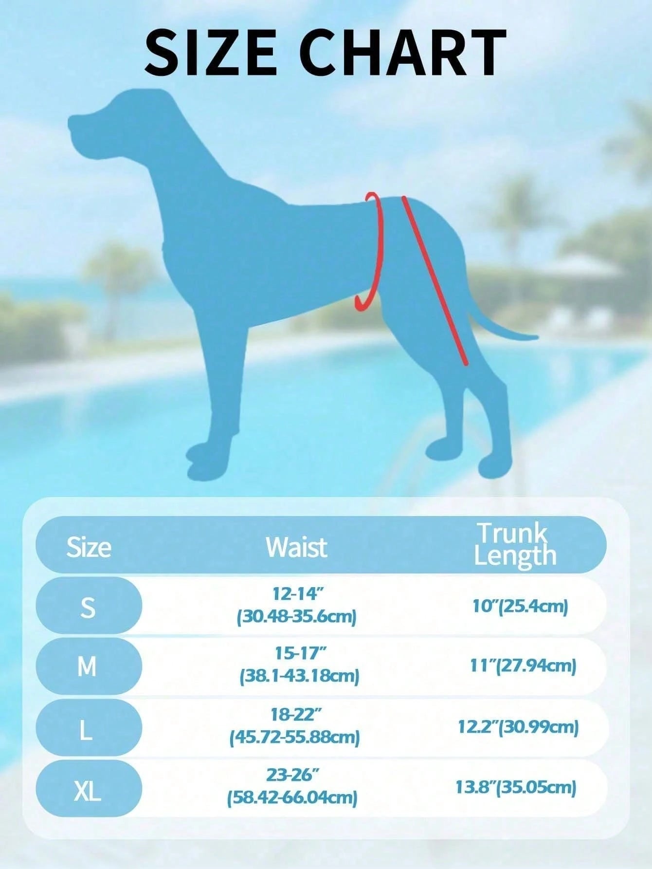 1pc Durable & Comfortable Dog Swimming Shorts- Quick Dry, Adjustable Waist Swim Trunks With UV Protection Function- Ideal For Beach, Pool And Outdoor Activities