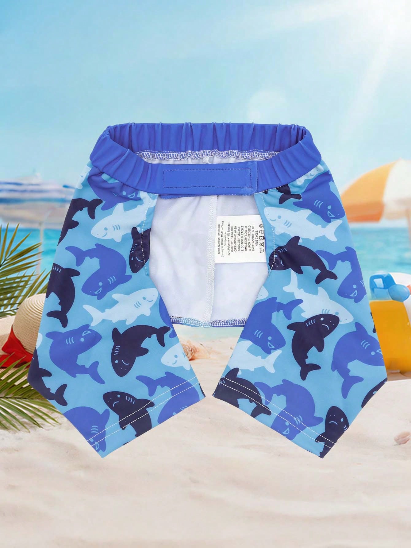 1pc Durable & Comfortable Dog Swimming Shorts- Quick Dry, Adjustable Waist Swim Trunks With UV Protection Function- Ideal For Beach, Pool And Outdoor Activities