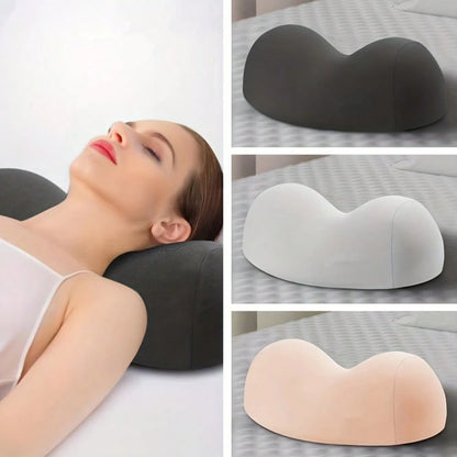 1pc Ergonomic Neck Pillow- Ergonomic Neck Support Pillow With Human Body Curve Design, Hand Wash