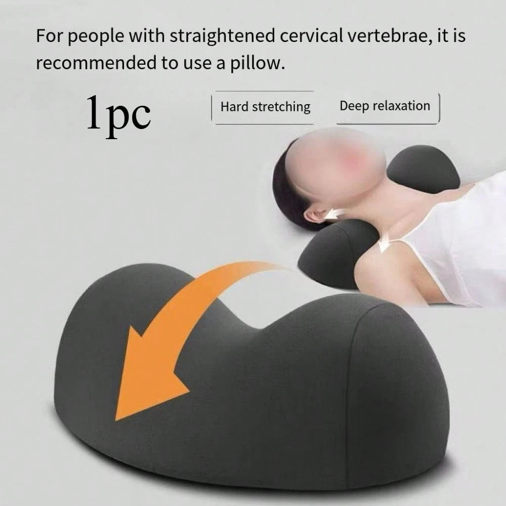 1pc Ergonomic Neck Pillow- Ergonomic Neck Support Pillow With Human Body Curve Design, Hand Wash