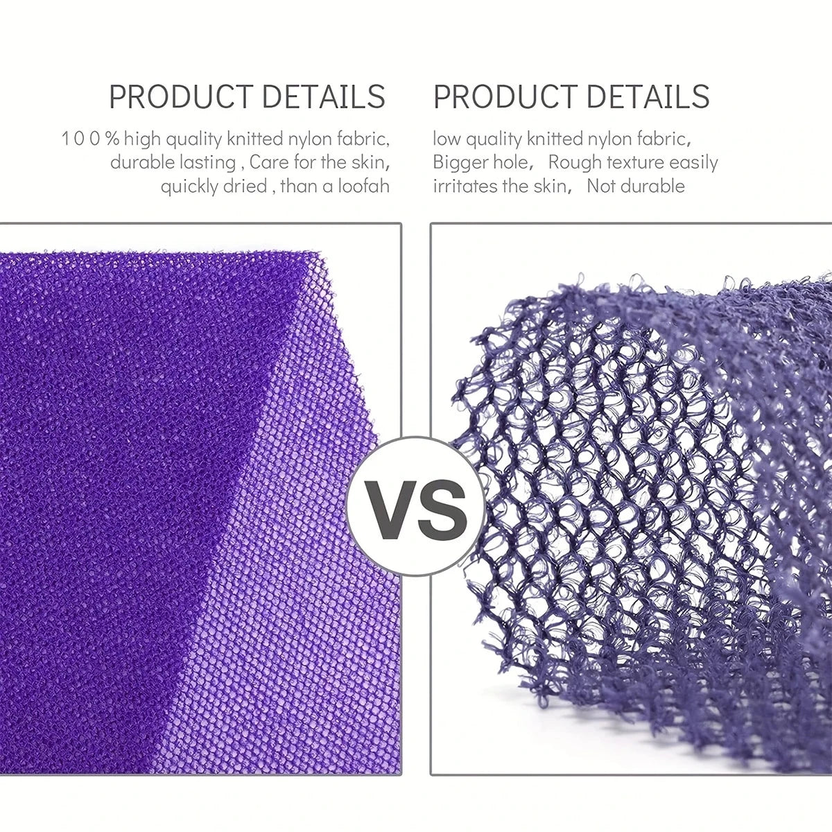 1pc Exfoliating African Net Bath Sponge Bath Towel Nylon Bath Towel Bath Towel For Daily Skin Smoothing And Scrubbing