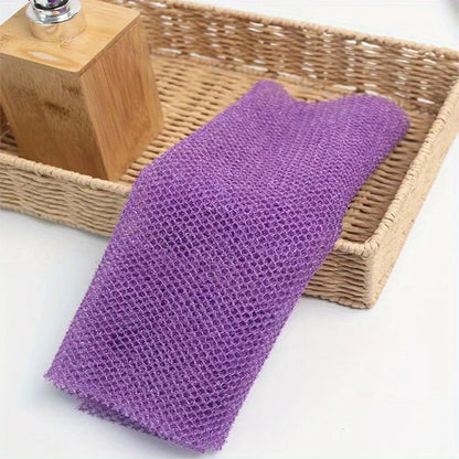 1pc Exfoliating African Net Bath Sponge Bath Towel Nylon Bath Towel Bath Towel For Daily Skin Smoothing And Scrubbing