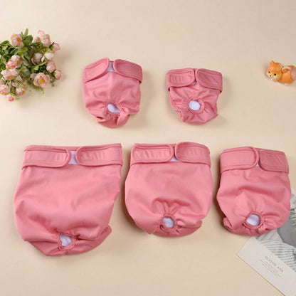 1pc Female Dog Diapers,Reusable Highly Absorbent Physiological Pants,Prevent Leakage & Harassment, Suitable For Urination Or Incontinence,For Small Dog & Puppy