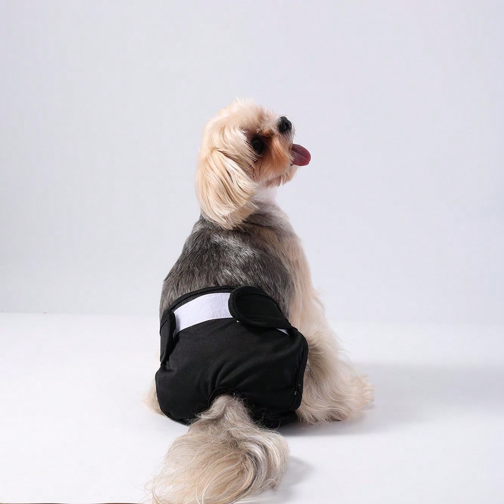 1pc Female Dog Diapers,Reusable Highly Absorbent Physiological Pants,Prevent Leakage & Harassment, Suitable For Urination Or Incontinence,For Small Dog & Puppy