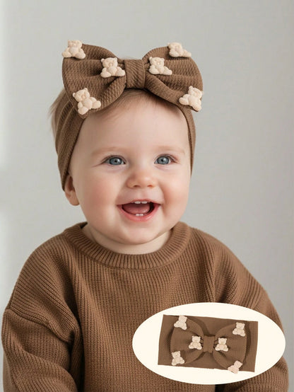 1pc Football Pattern Headband For Baby,Soft Nylon Elastic Wide Hairband,Sports Style Party Headwear,Toddler Girls Turban,Kids Baby Hair Accessories