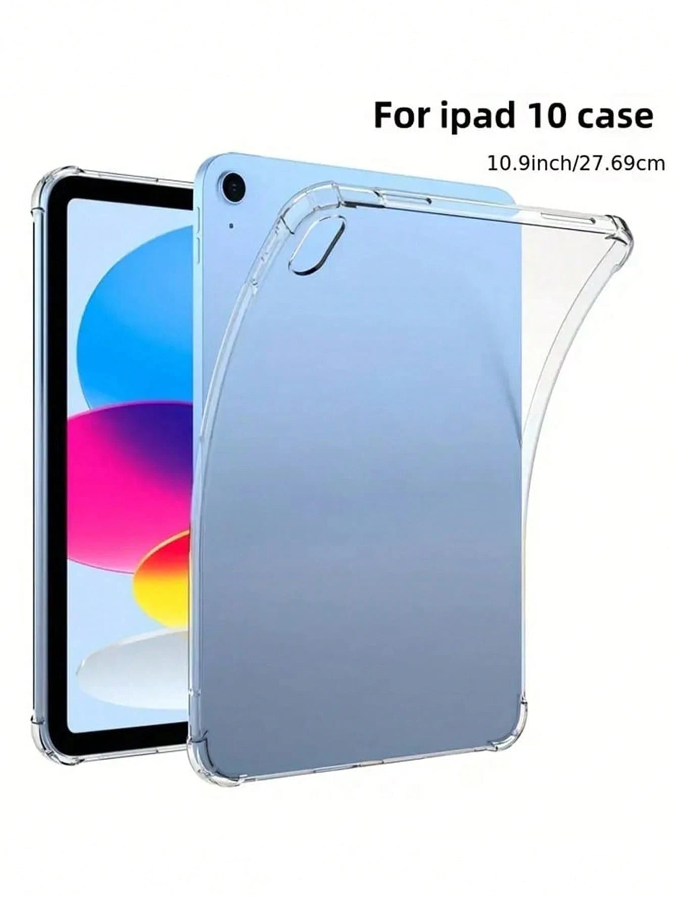 1pc Fully Transparent Four-Corner Anti-Drop Tablet Protective Case, Suitable For IPad Mini1/2/3/4/5/6/7/Air/Air2/9.7/10.2/10.5/10.9 (Air4-Air8)/Pro 11/10th Gen/A16/Pro 11 2024/12.9/Pro 13 2024 Apple M