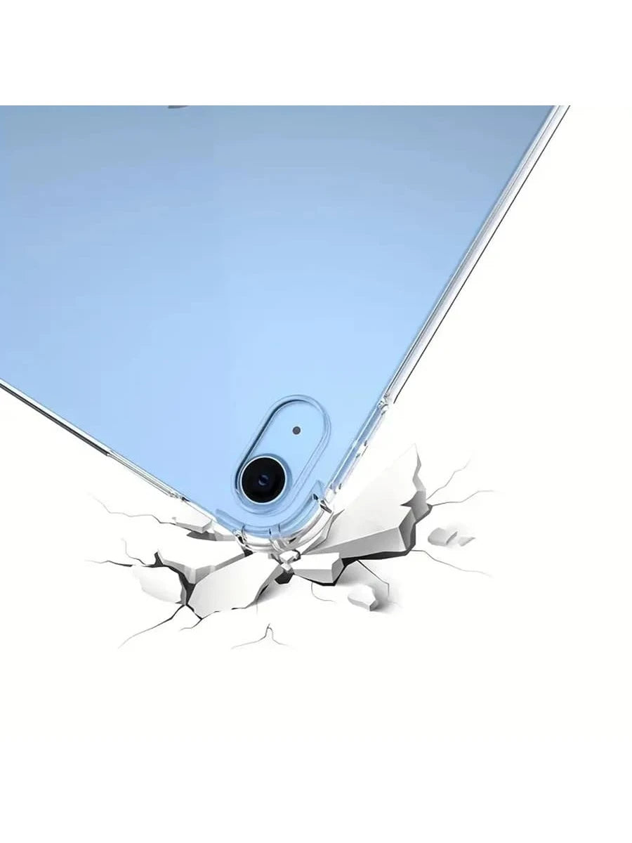 1pc Fully Transparent Four-Corner Anti-Drop Tablet Protective Case, Suitable For IPad Mini1/2/3/4/5/6/7/Air/Air2/9.7/10.2/10.5/10.9 (Air4-Air8)/Pro 11/10th Gen/A16/Pro 11 2024/12.9/Pro 13 2024 Apple M