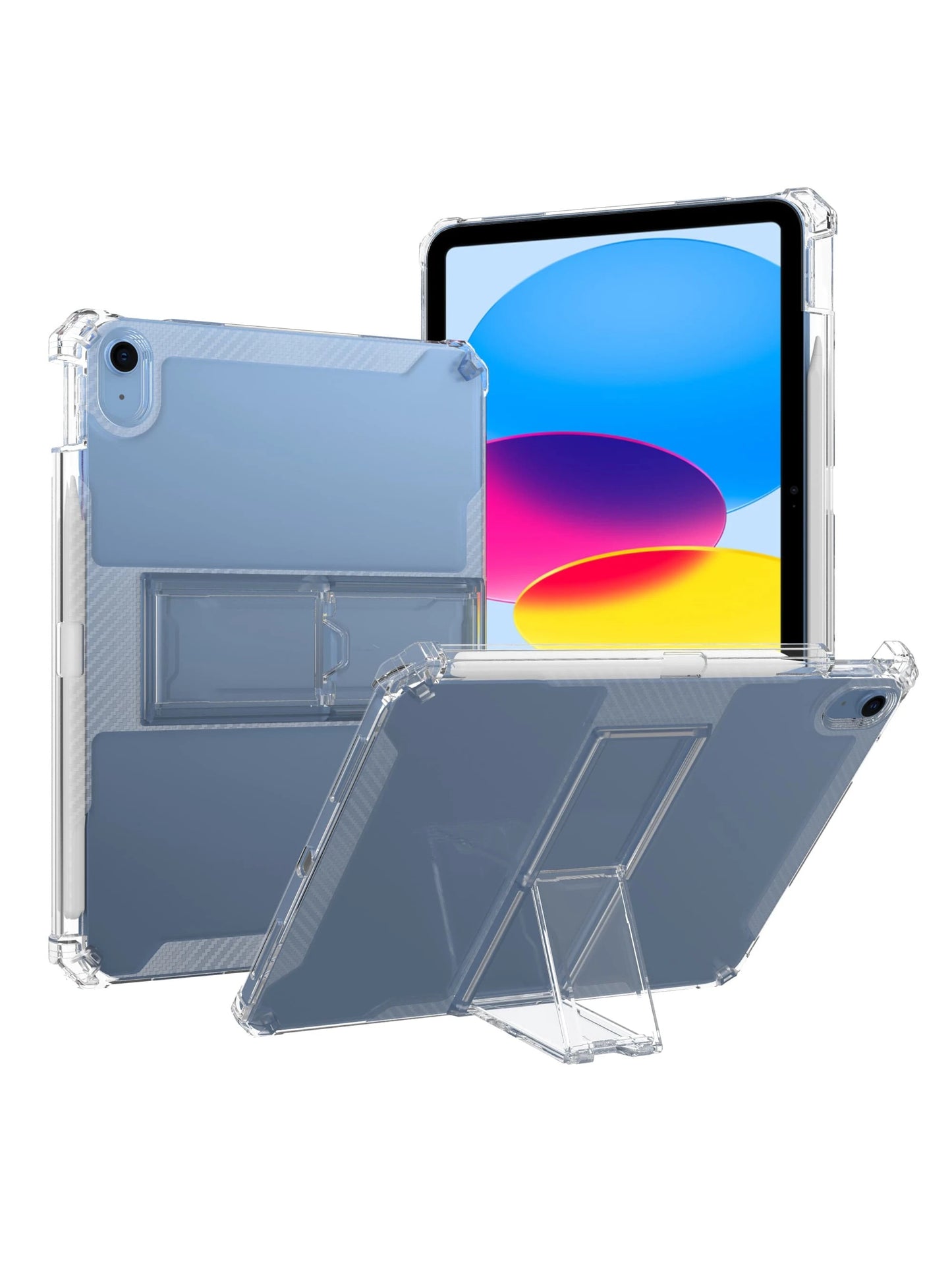 1pc Fully Transparent Four-Corner Anti-Drop Tablet Protective Case, Suitable For IPad Mini1/2/3/4/5/6/7/Air/Air2/9.7/10.2/10.5/10.9 (Air4-Air8)/Pro 11/10th Gen/A16/Pro 11 2024/12.9/Pro 13 2024 Apple M