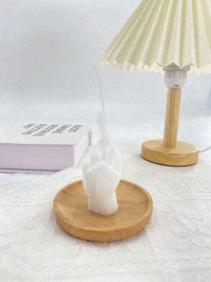 1pc Funny Shaped Scented Candle, Creative Rude Hand Gesture Candle, Novelty Home Decor, Gifts For Yoga, Holidays, Weddings, Mother's Day