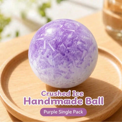 1pc Gradient Ice Slush Handmade Moldable Squeeze Ball, Highly Malleable Soft Rubber Fidget Toy, Freely Knead & Reshape To Relieve Anxiety, Portable Handheld Ornament, Stress Relief Gift For Teens & Ad