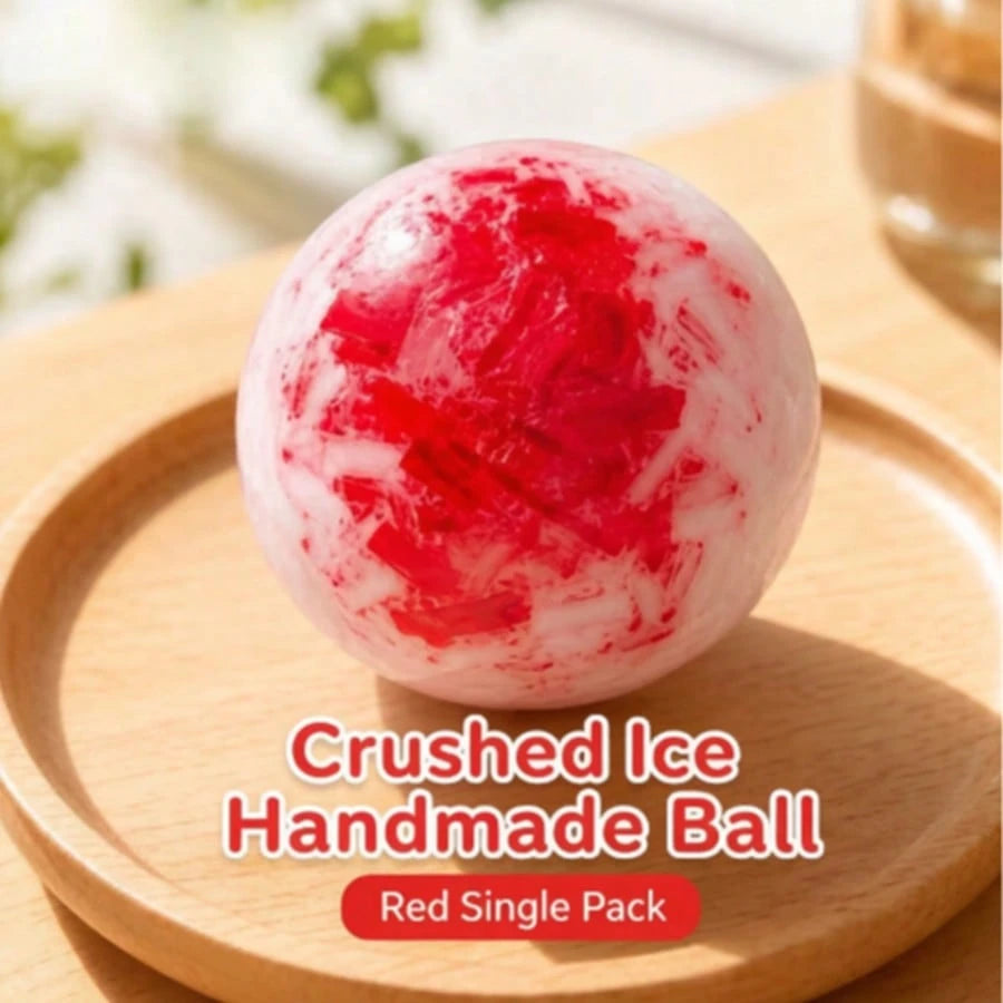 1pc Gradient Ice Slush Handmade Moldable Squeeze Ball, Highly Malleable Soft Rubber Fidget Toy, Freely Knead & Reshape To Relieve Anxiety, Portable Handheld Ornament, Stress Relief Gift For Teens & Ad