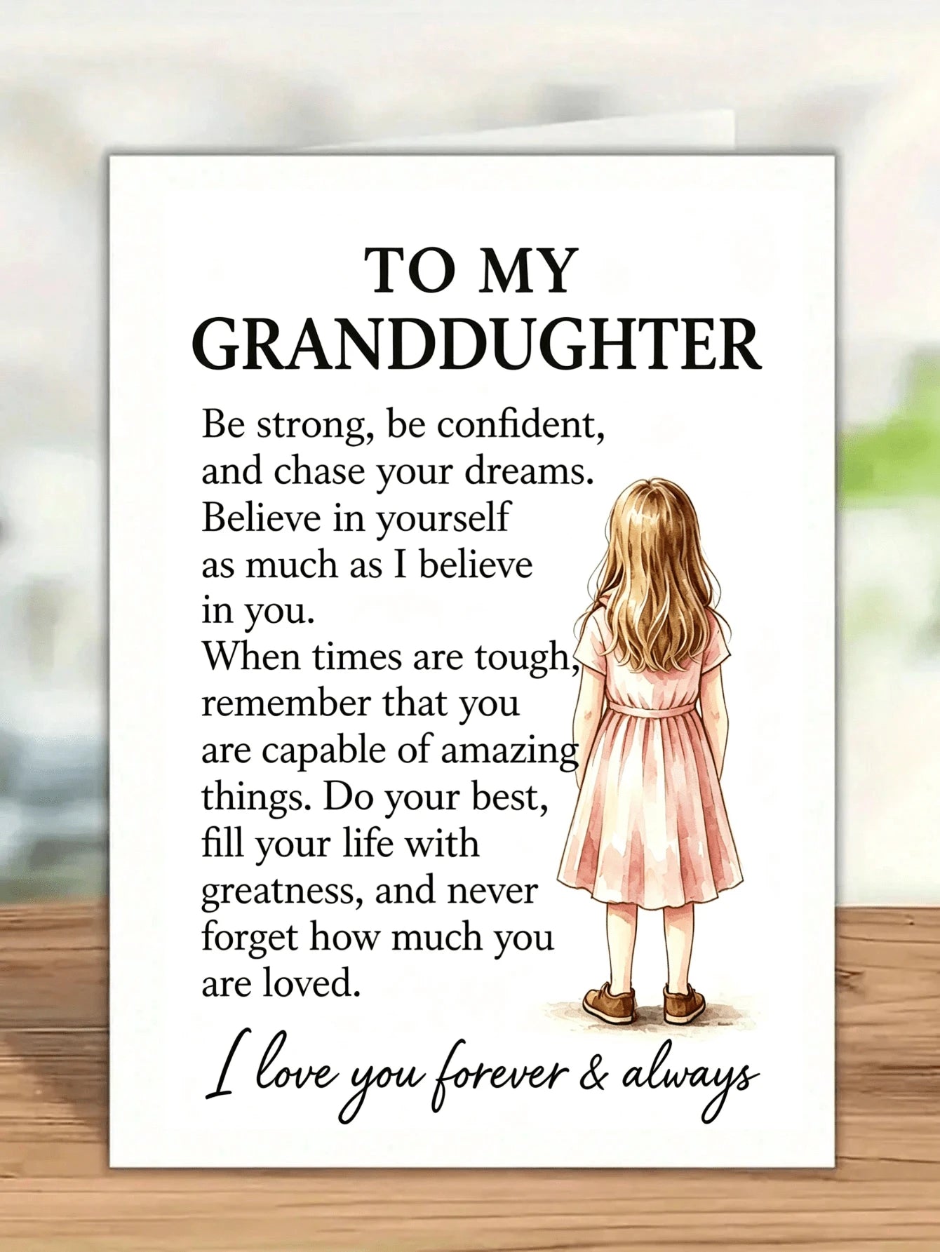 1pc Grandparents To Grandson Greeting Card, Inspirational Motivational Message, Suitable For Birthday, Graduation Or Other Special Occasions, Expressing Love And Support