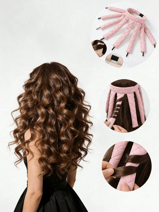 1pc Heatless Curling Hair Roller Headband, Heatless Curling Tool Set, Hair Styling Tool, Convenient Hair Care Tool, Sponge Curling Roller, Sleep Hair Care Tool, Women's Foam Curling Roller, Hair Curle