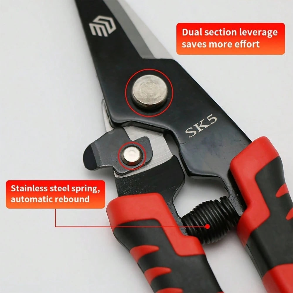 1PC Heavy-Duty 8 Professional Hoof Trimming Shears, Spring-Loaded Goat Hoof Nippers With Blades, Durable Precision Hoof Farm, Ranch & Vet Use, Goat, Alpaca, Llama & Pig Hoof Trimming