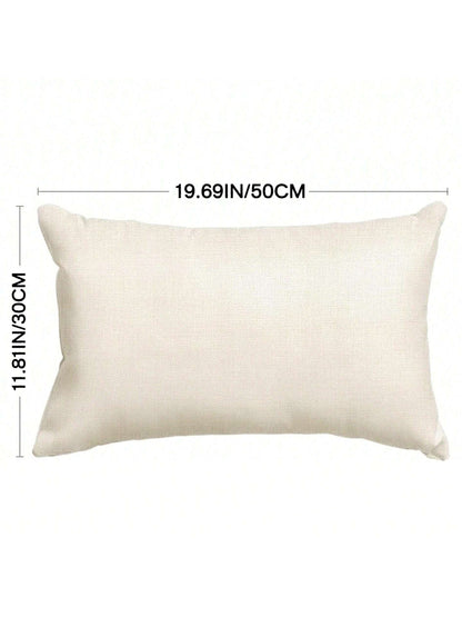 1pc Hello Sunshine Daisy Sunflower Bee Throw Pillowcase Summer Party Holiday Yellow Sofa Cushion Cover Trim Single Side, No Pillow Core