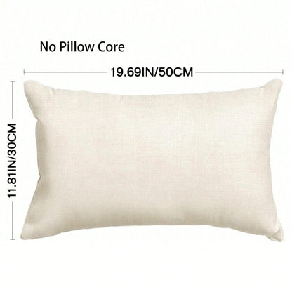 1pc Hello Sunshine Daisy Sunflower Bee Throw Pillowcase Summer Party Holiday Yellow Sofa Cushion Cover Trim Single Side, No Pillow Core