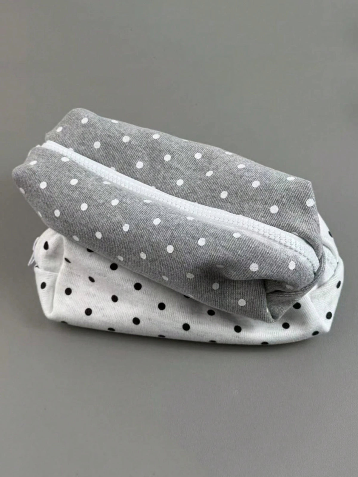 1pc Large Capacity Polka Dot Stationery Bag & Cosmetic Pouch: Korean Style Pencil Case| Minimalist Portable For Girls, Back To School