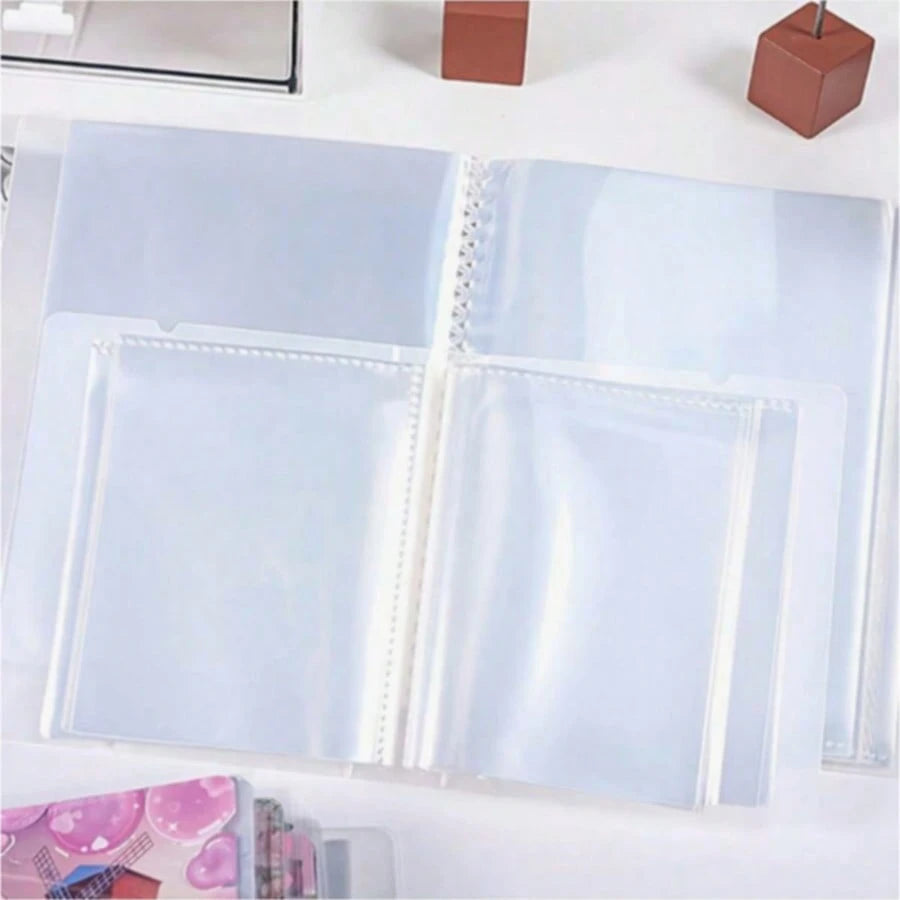 1pc Large Capacity Sticker Storage Organizer, Can Store Photos, Stickers, Cards, Bills, Invoices, 40 Capacity, File Organizer Album, Suitable For Classroom, Home, Office And Travel